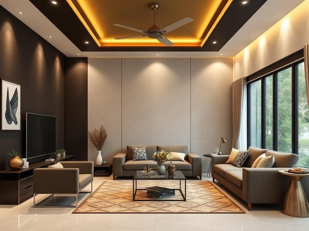 2 BHK Interior Design Kolkata — luxury flat interior project by Creation Interiors Kolkata