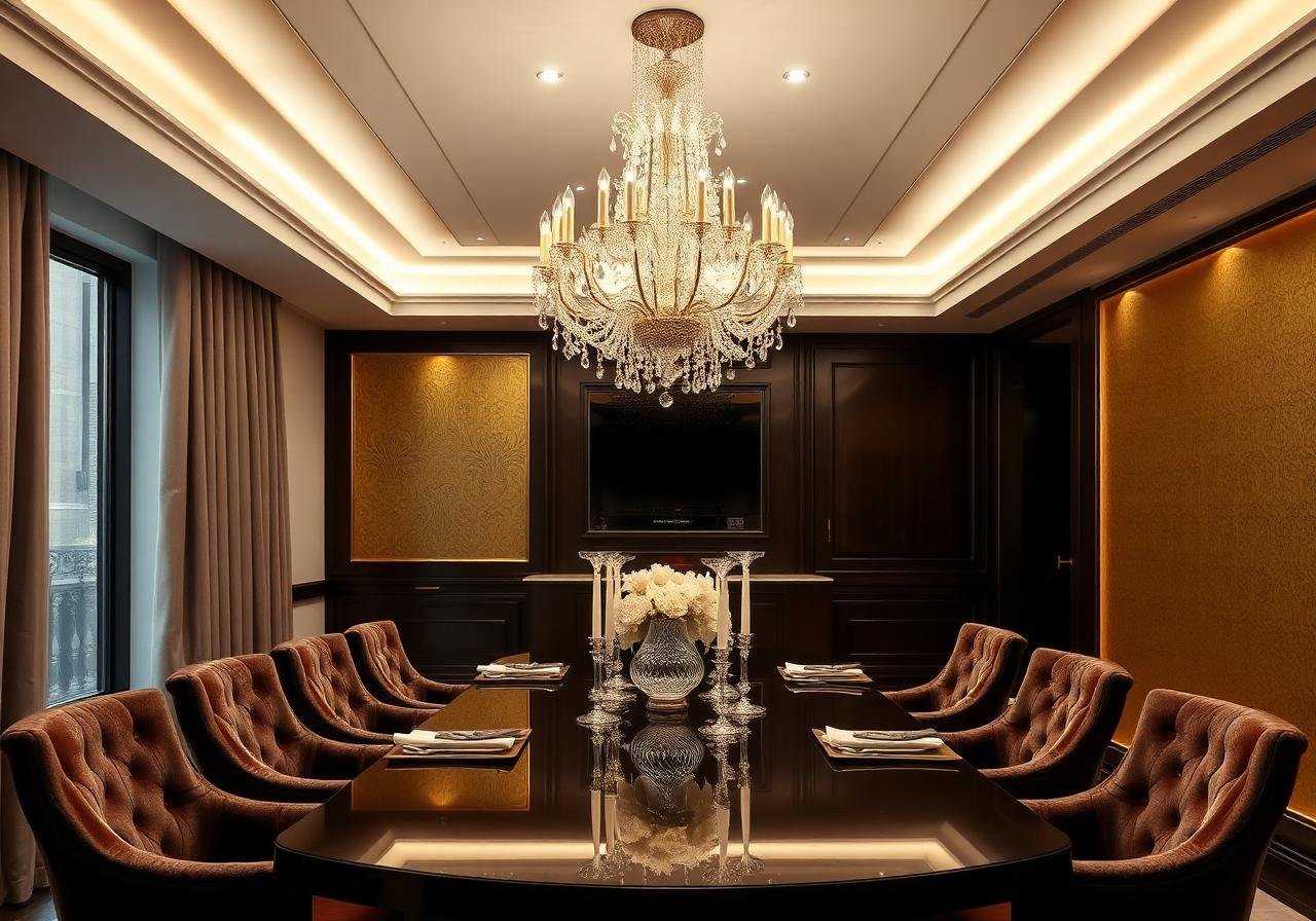 Dining — luxury interior design by Creation Interiors Kolkata