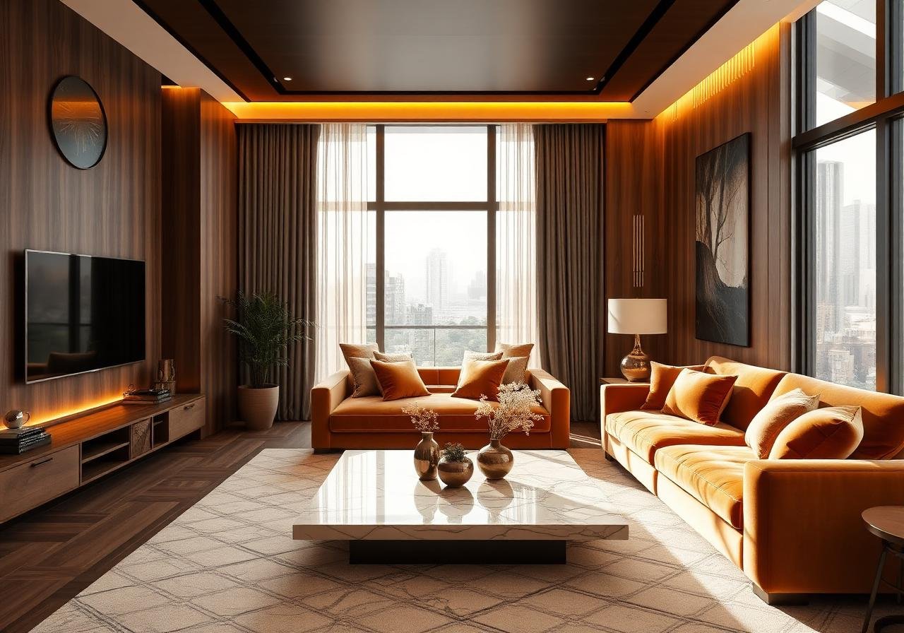 Living Rooms — luxury interior design by Creation Interiors Kolkata