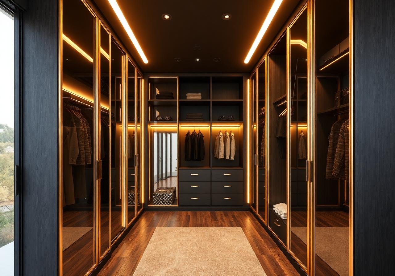 Wardrobes — luxury interior design by Creation Interiors Kolkata